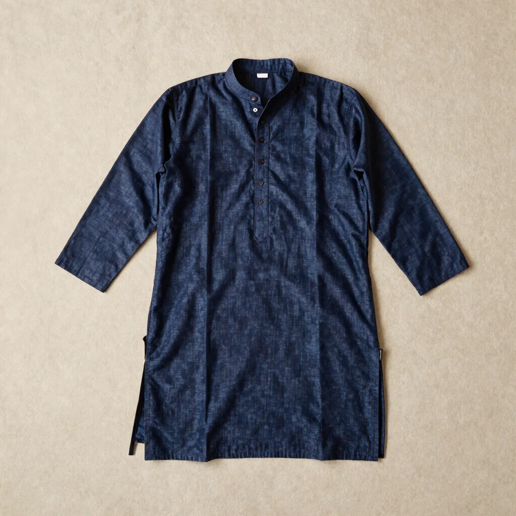 Men's Indigo Kurta